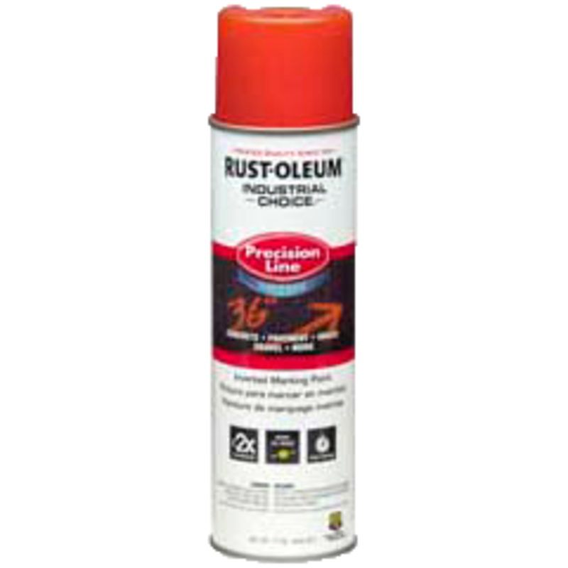 Rust-Oleum System Water-Based Precision Line Marking Paint Fluorescent Red