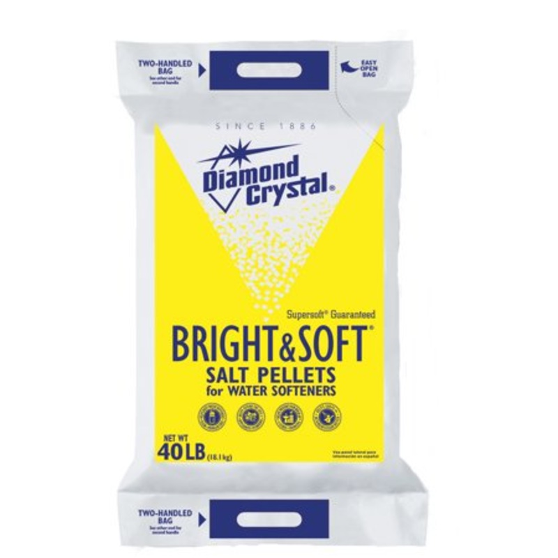 Diamond Crystal BRIGHT & SOFT WATER SOFTENER SALT PELLETS
