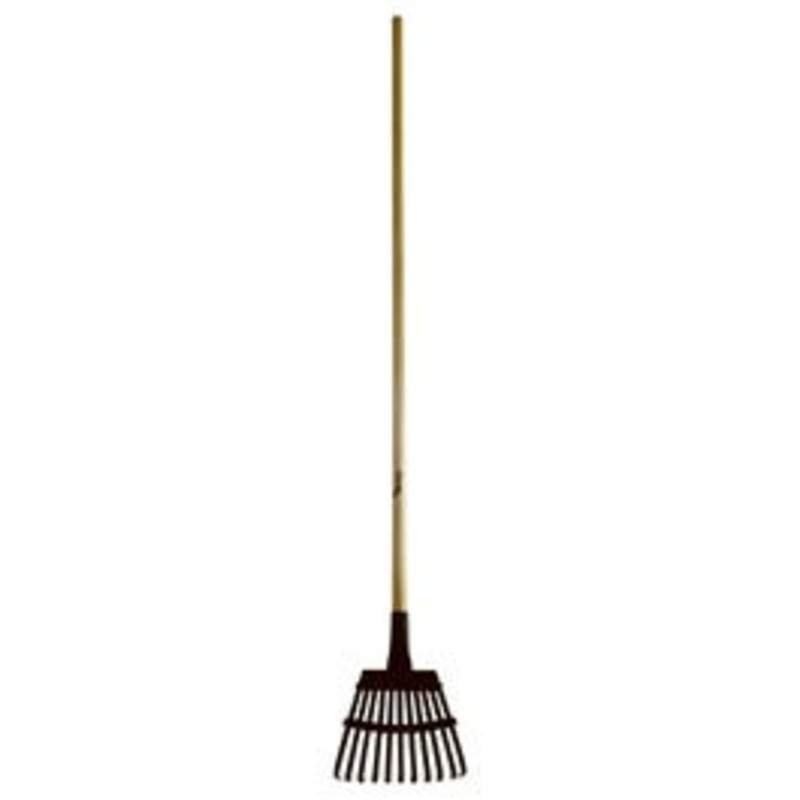 8-Inch Shrub Rake With 48-Inch Hardwood Handle