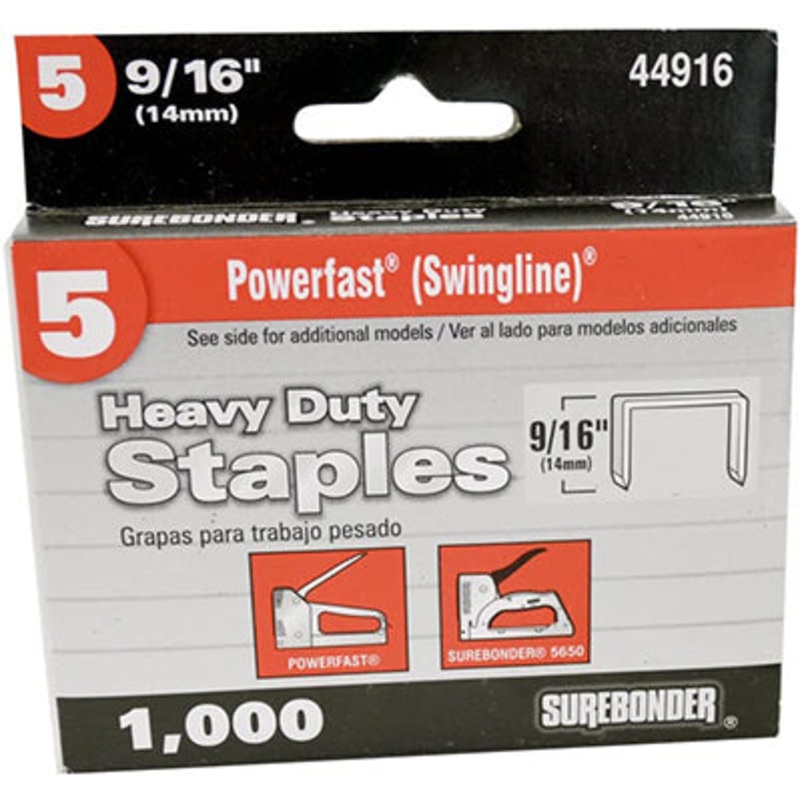 STAPLES 9/16IN SWING/STNLY