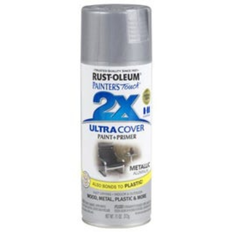 Painter’s Touch 2X Spray Paint, Aluminum, 12-oz.
