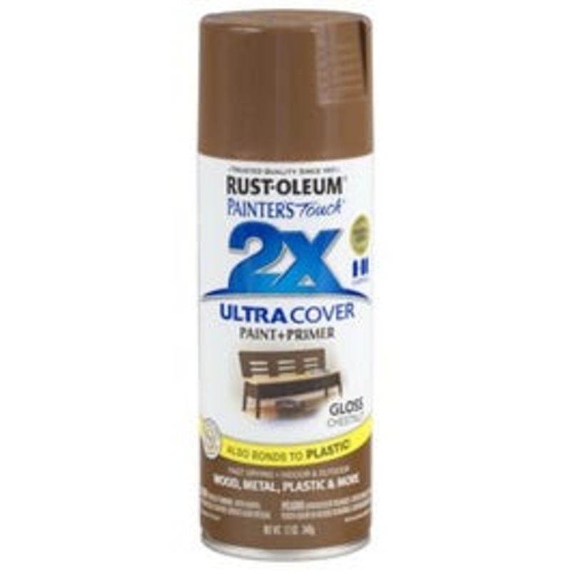 Painter’s Touch 2X Spray Paint, Gloss Chestnut, 12-oz.