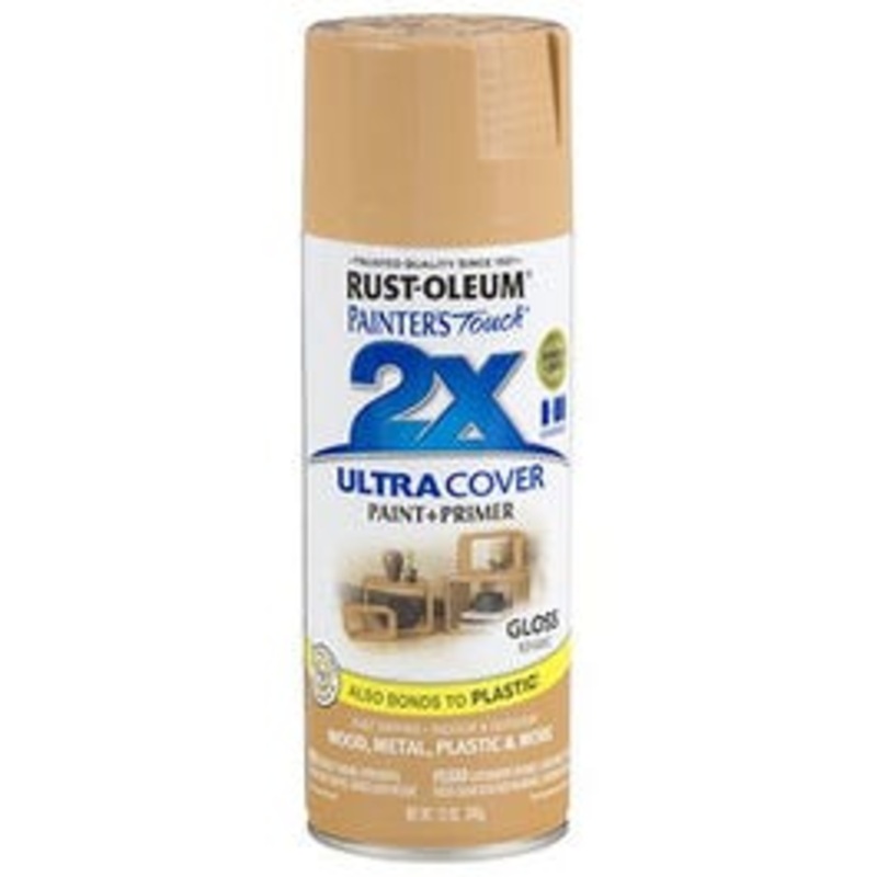 Painter’s Touch 2X Spray Paint, Gloss Khaki, 12-oz.