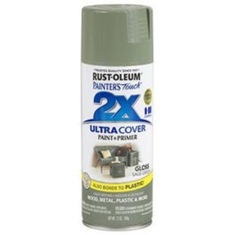 Painter’s Touch 2X Spray Paint, Gloss Sage Green, 12-oz.