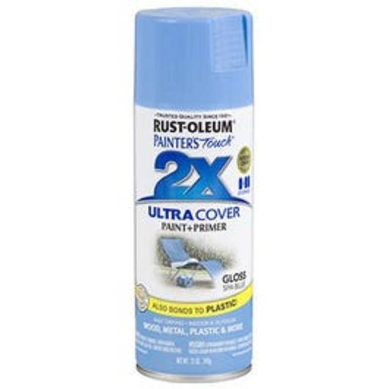 Painter’s Touch 2X Spray Paint, Gloss Spa Blue, 12-oz.