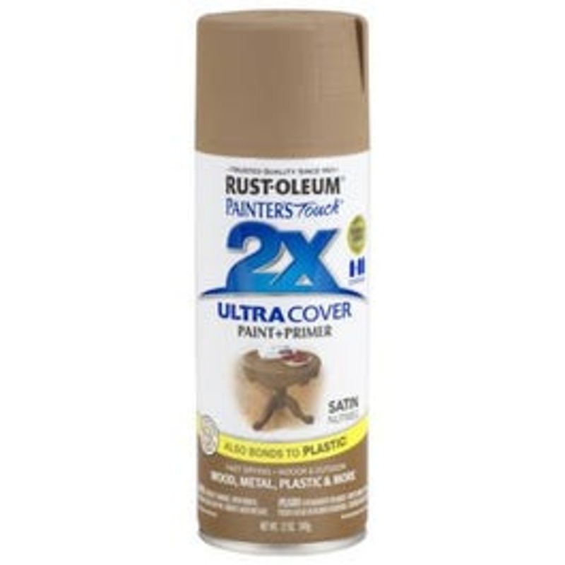 Painter’s Touch 2X Spray Paint, Satin Nutmeg, 12-oz.