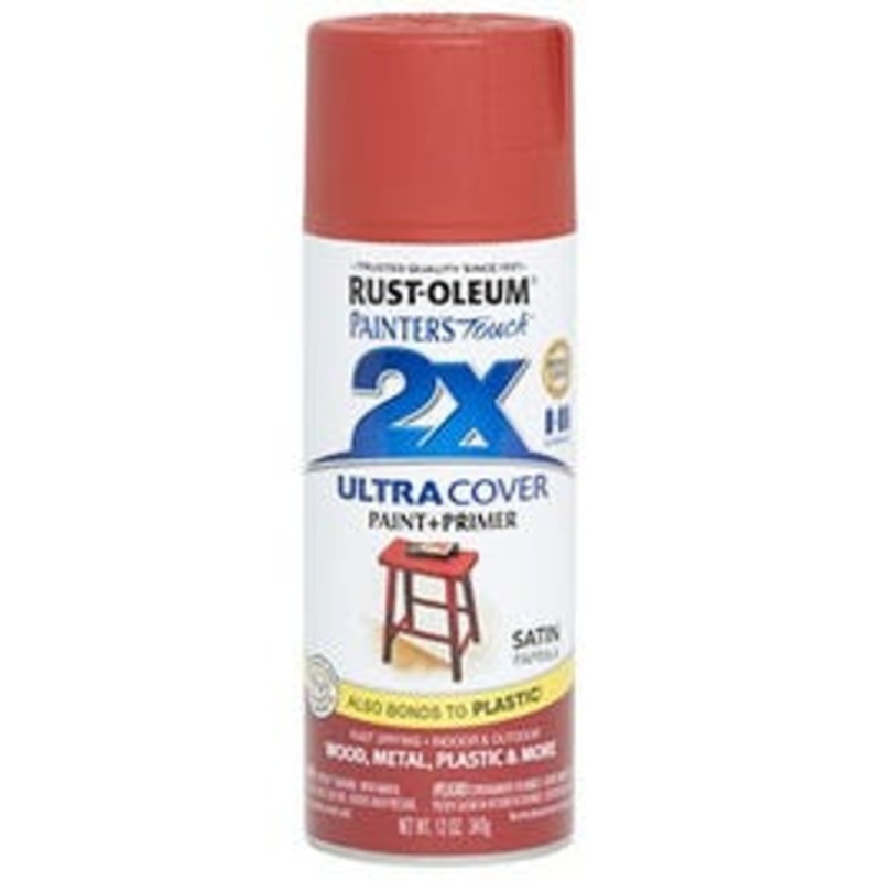 Painter’s Touch 2X Spray Paint, Satin Paprika, 12-oz.