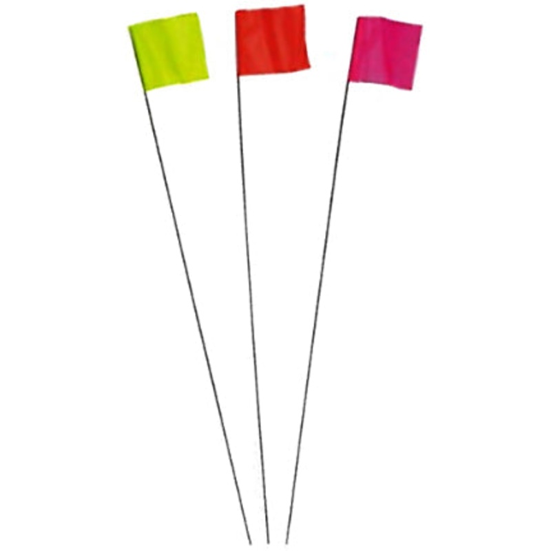 STAKE FLAG GLO LIME