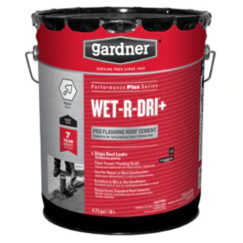 Gardner WET-R-DRI+ Pro Flashing Roof Cement 29 Oz
