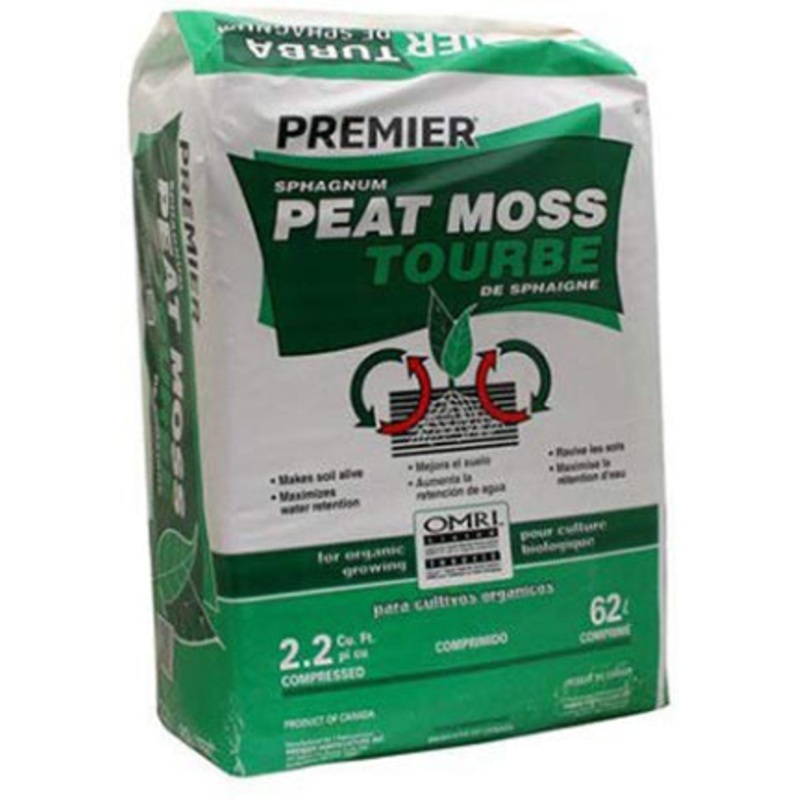 PREMIER PEAT MOSS  SPHAGNUM 2.2 CU FT