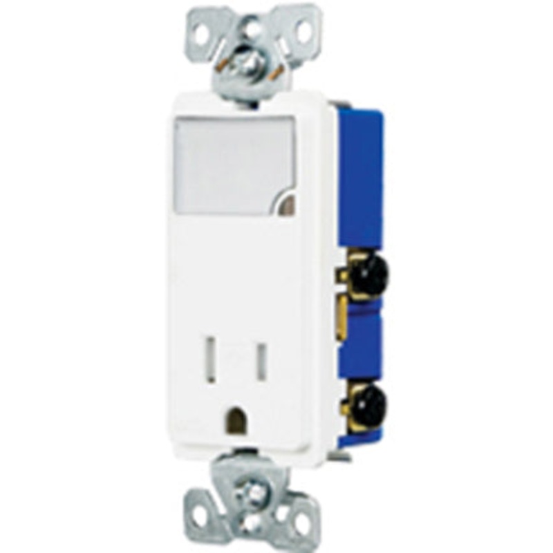 15A 125V COMBO RECP/NIGHTLITE