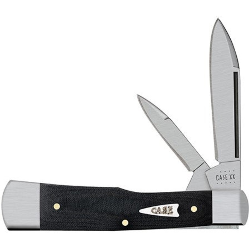 Case Gunstock Black Micarta Smooth