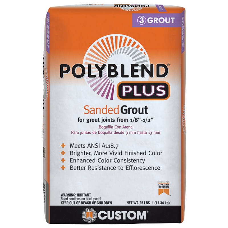Custom Building Products PolyblendPlus Sanded Grout