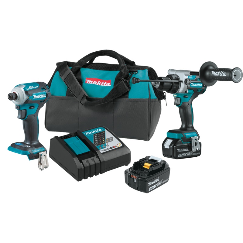 Makita XT288T 18V LXT LithiumIon Brushless Cordless 2Pc. Combo Kit (5.0Ah)
