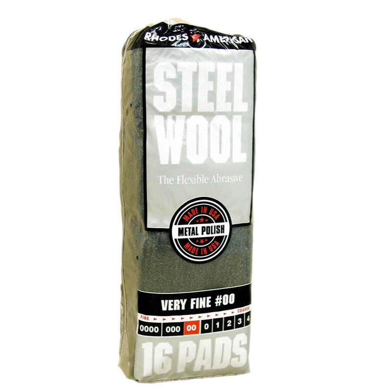 Homax Steel Wool, Very Fine, Grade #00 16 Pads