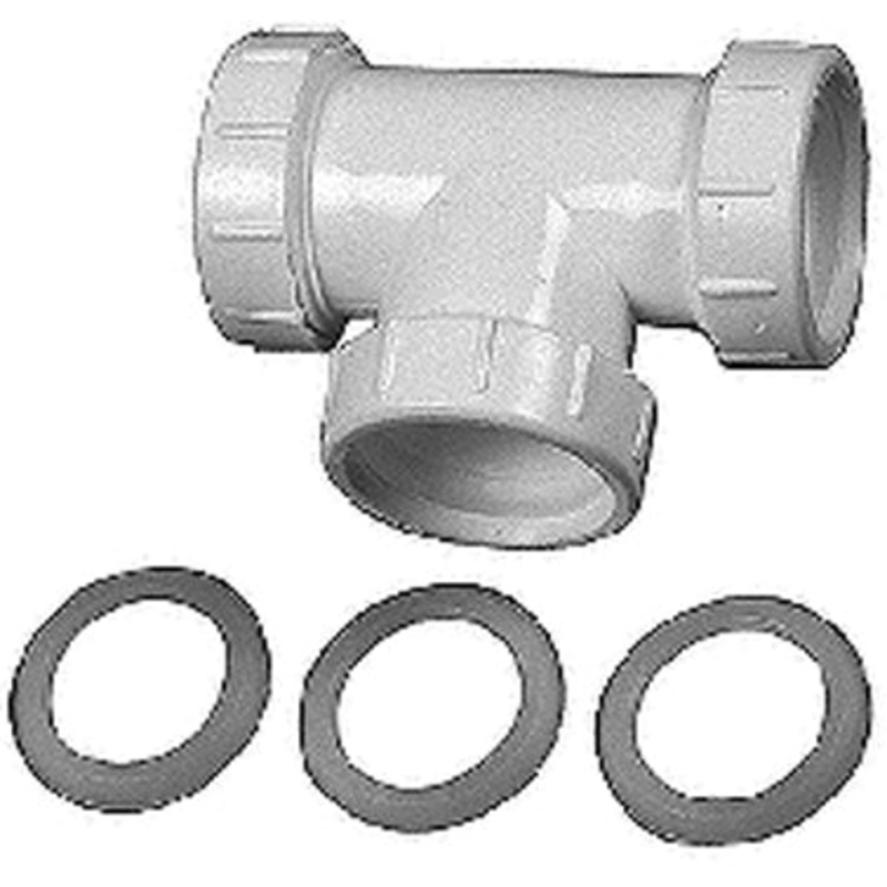 TEE S/J 1-1/2 OR 1-1/4 WH