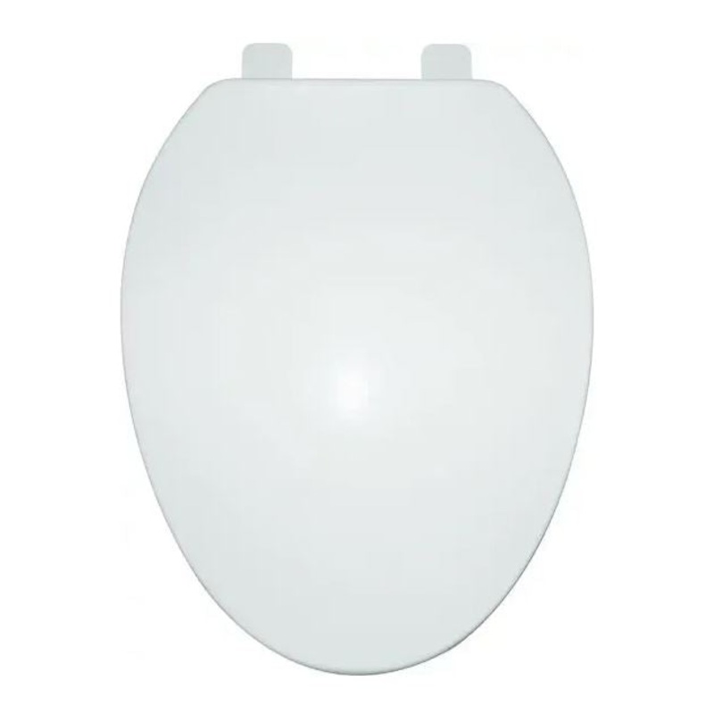 ProSource Toilet Seat Elongated Polypropylene Plastic Hinge