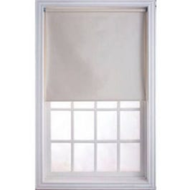 Roller Shade, White Vinyl, 37×60-In.