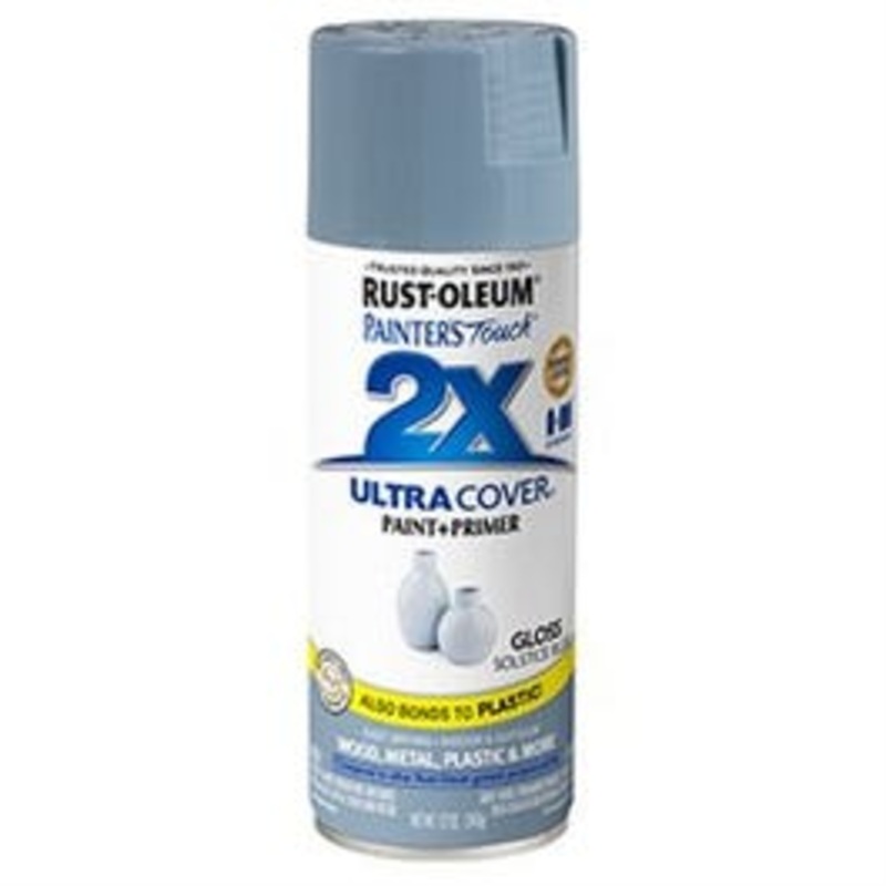 Painter’s Touch 2X Spray Paint + Primer, Gloss Solstice Blue, 12-oz.
