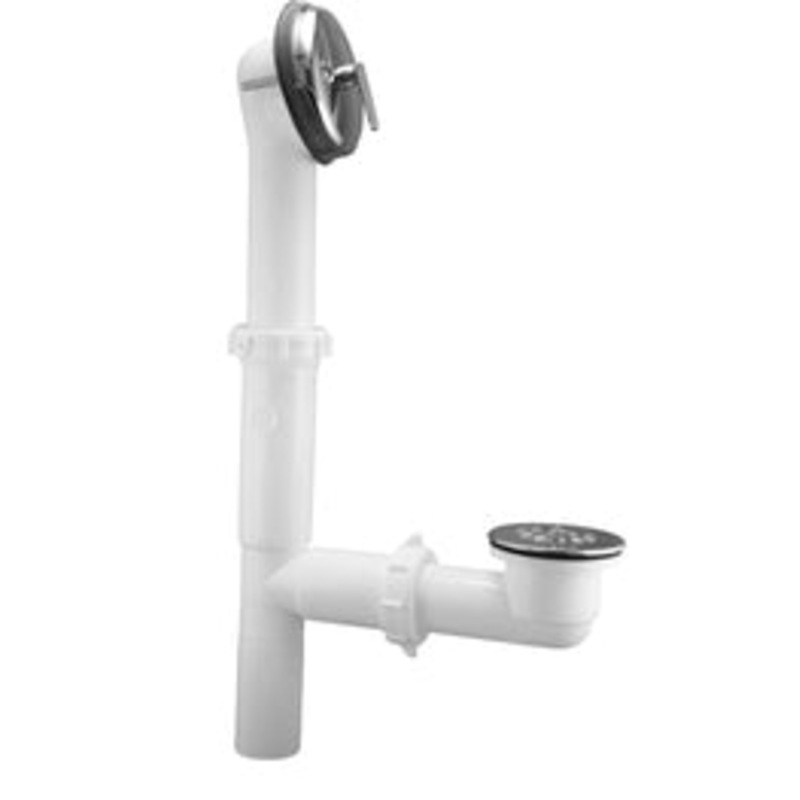 Plumb Pak 1-1/2-inch Plastic Polished Chrome Trip Lever Bath Drain