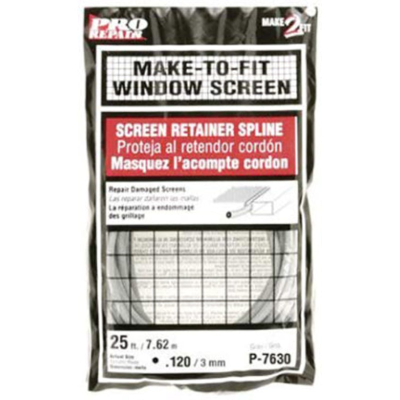 9/64X25  GRAY SPLINE