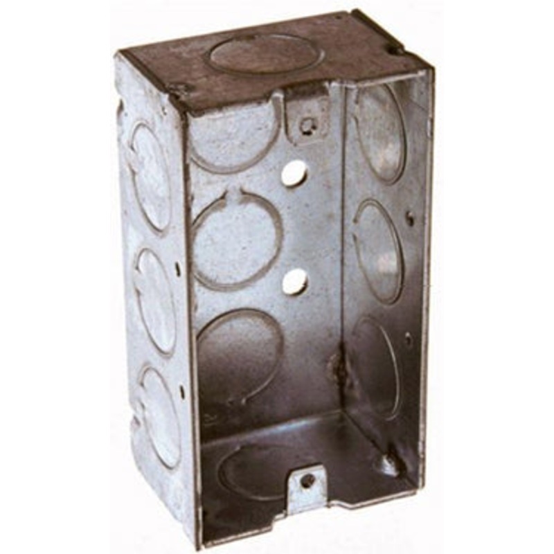 HANDY BOX WELDED 4 X 2 IN  1/2 IN DEEP