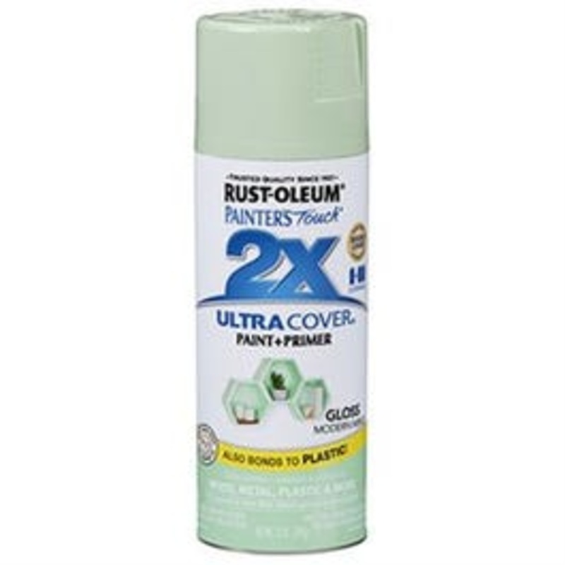 Painter’s Touch 2X Spray Paint, Modern Mint Gloss, 12-oz.