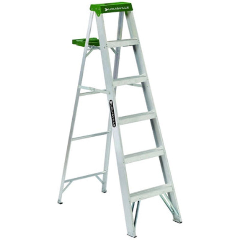 LADDER 6FT  ALUMINUM STEP