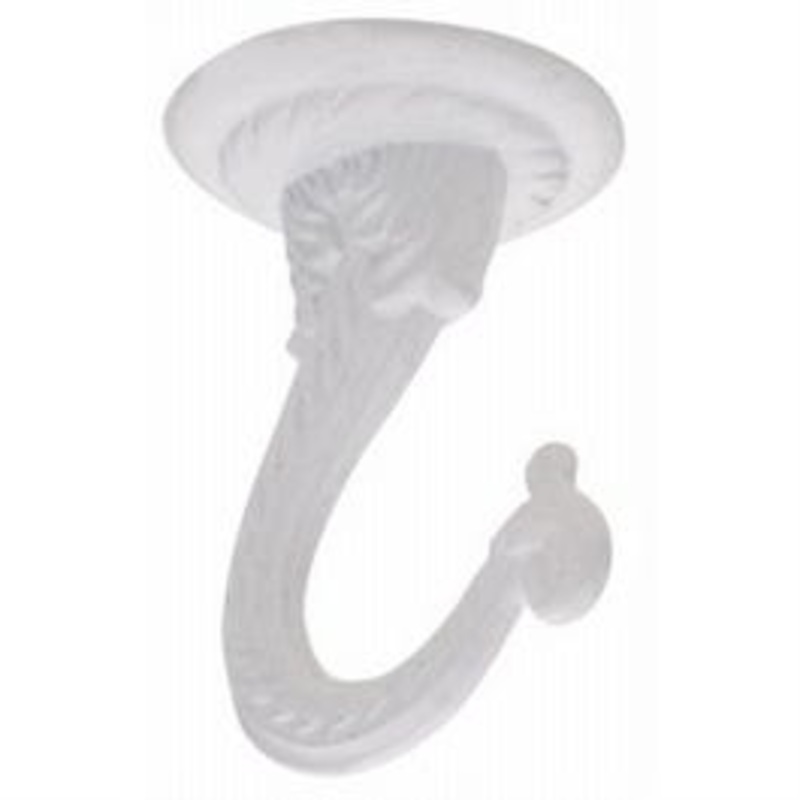 Swag Hook, White, 2-1/4-In.