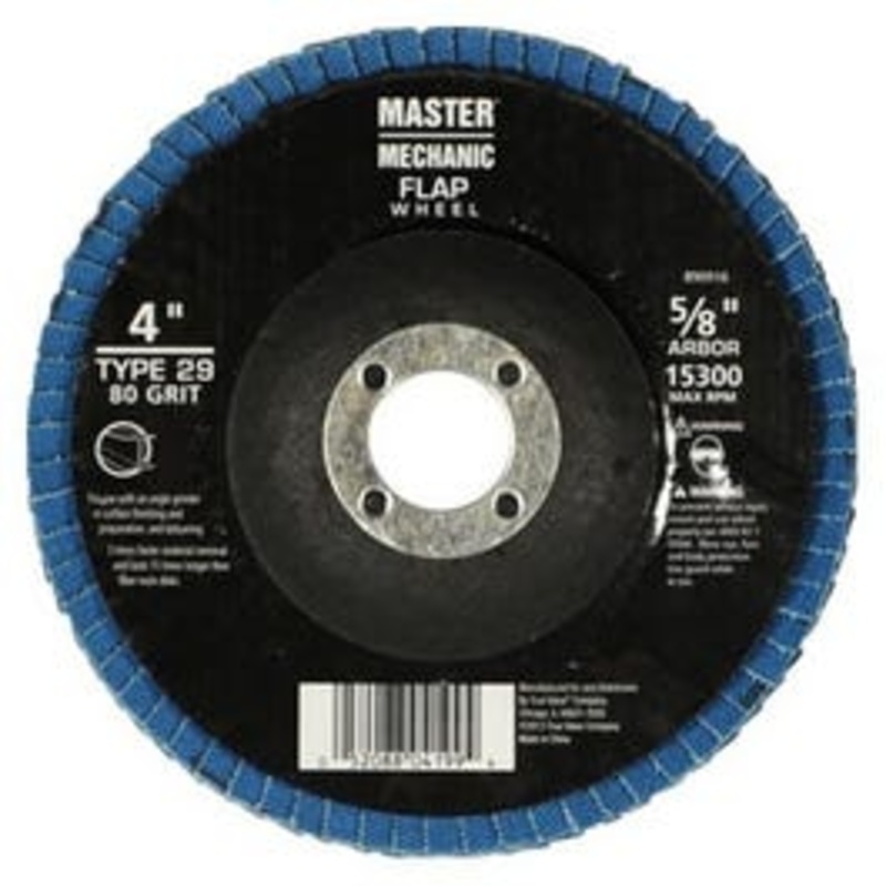 4-Inch 80-Grit Zirconia Flap Disc