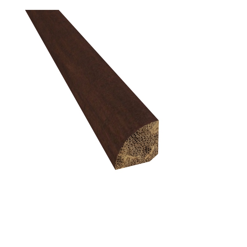 Prefinished Copenhagen Bamboo 3/4 in. Tall x 0.75 in. Wide x 72 in. Length Quarter Round