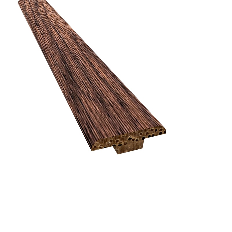 Prefinished Lake Superior Hickory 1.25 in. Wide x 6.5 ft. Length T-Molding