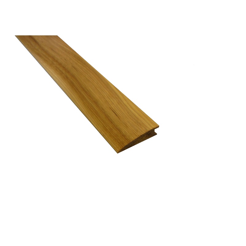 Prefinished Natural Hickory 1.5 in. Wide x 6.5 ft. Length Reducer