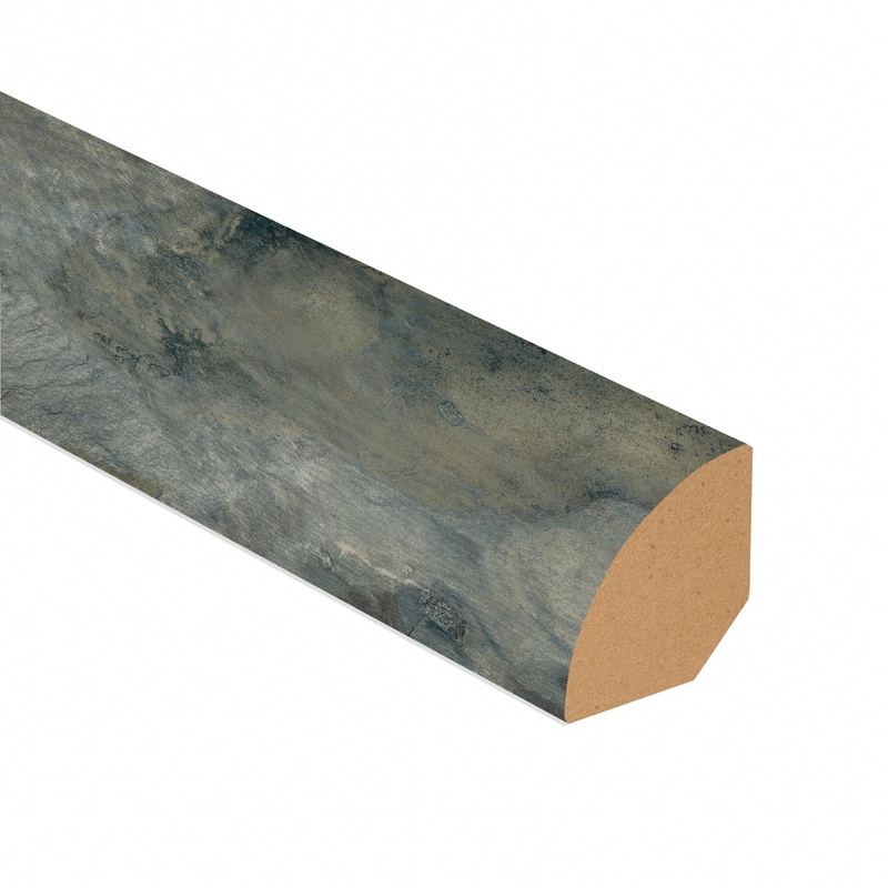 Sierra Blue Slate Vinyl 0.75 in wide x 7.5 ft length Quarter Round