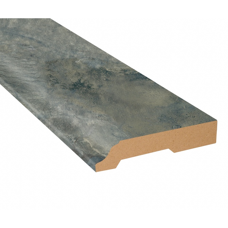 Sierra Blue Slate Vinyl 3.25 in wide x 7.5 ft Length Baseboard
