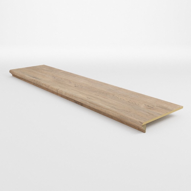 Copper Sands Oak Laminate 3/8 in. Thick x 11.5 in. Wide x 48 in. Length Retrofit Stair Tread