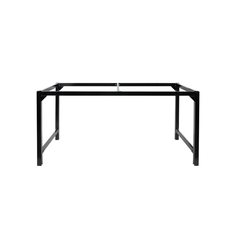 Metal Leg Kit Frame for 30 In. x 60 In. Desktop – 28 In. Depth x 58 In. Width x 28 In. Height – Black