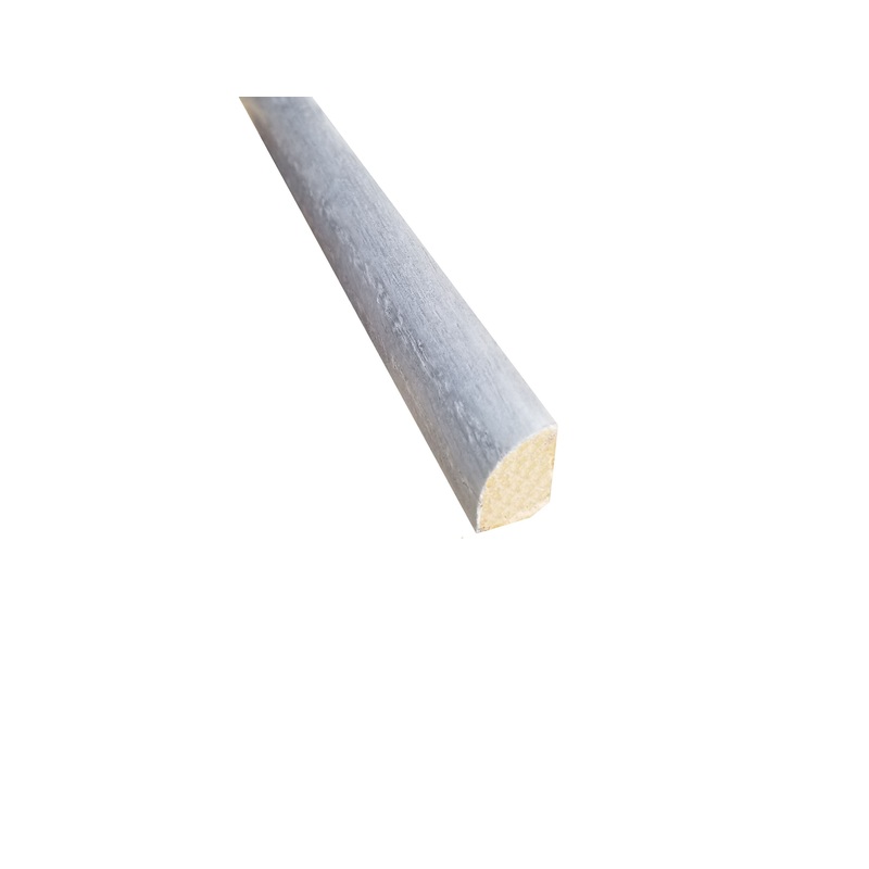 Prefinished Cashmere Gray Oak 3/4 in. Tall x 0.5 in. Wide x 6.5 ft. Length Shoe Molding