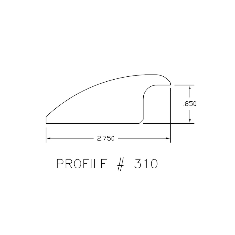 Prefinished Dance Floor Maple 2.75 in. Wide x 6.5 ft. Length Reducer