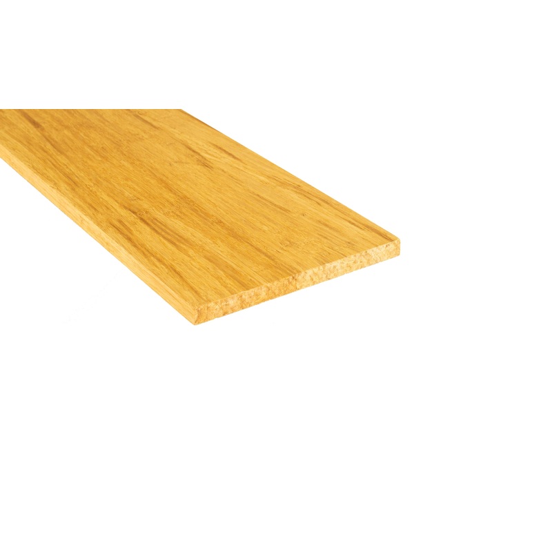 Prefinished Natural Strand Bamboo 5/8 in. Thick x 7.5 in. Wide x 48 in. Length Retrofit Riser