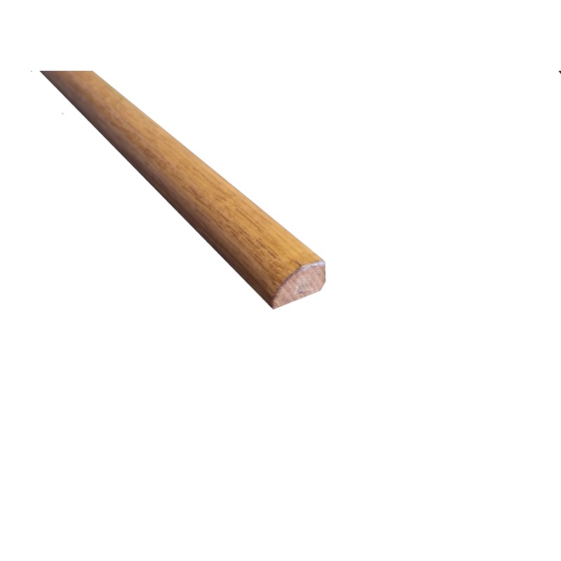 Prefinished Spice Hickory Hardwood 1/2 in thick x .75 in wide x 78 in Length Shoe Molding