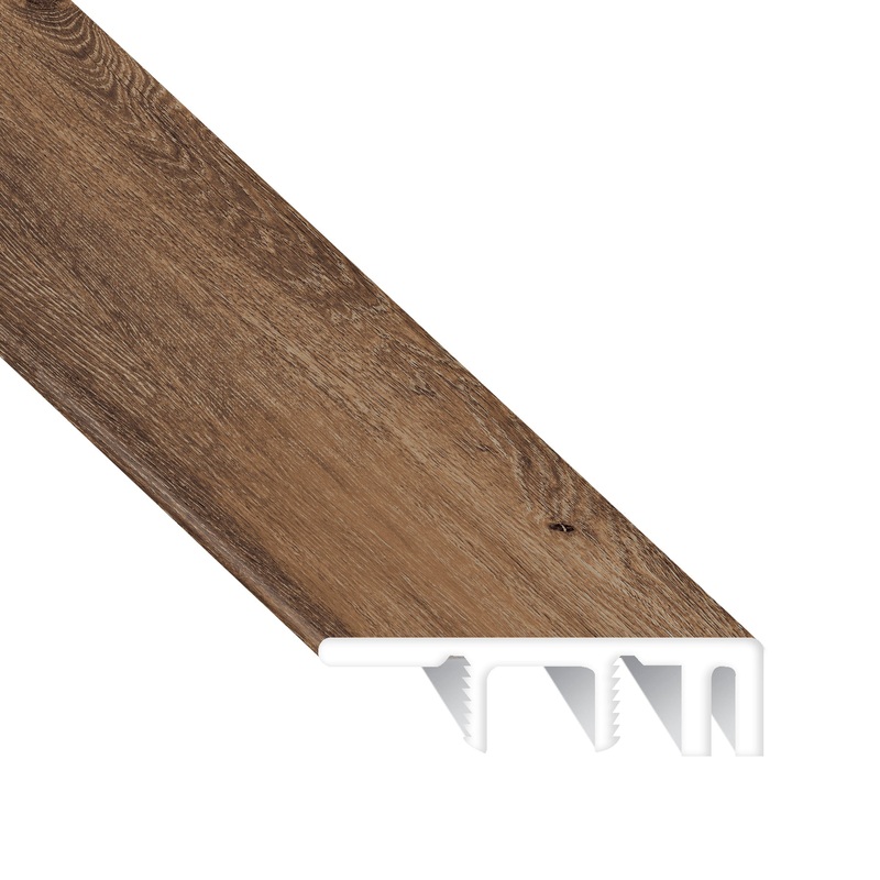 Saxon Garden Oak Waterproof 1.5 in wide x 7.5 ft Length End Cap