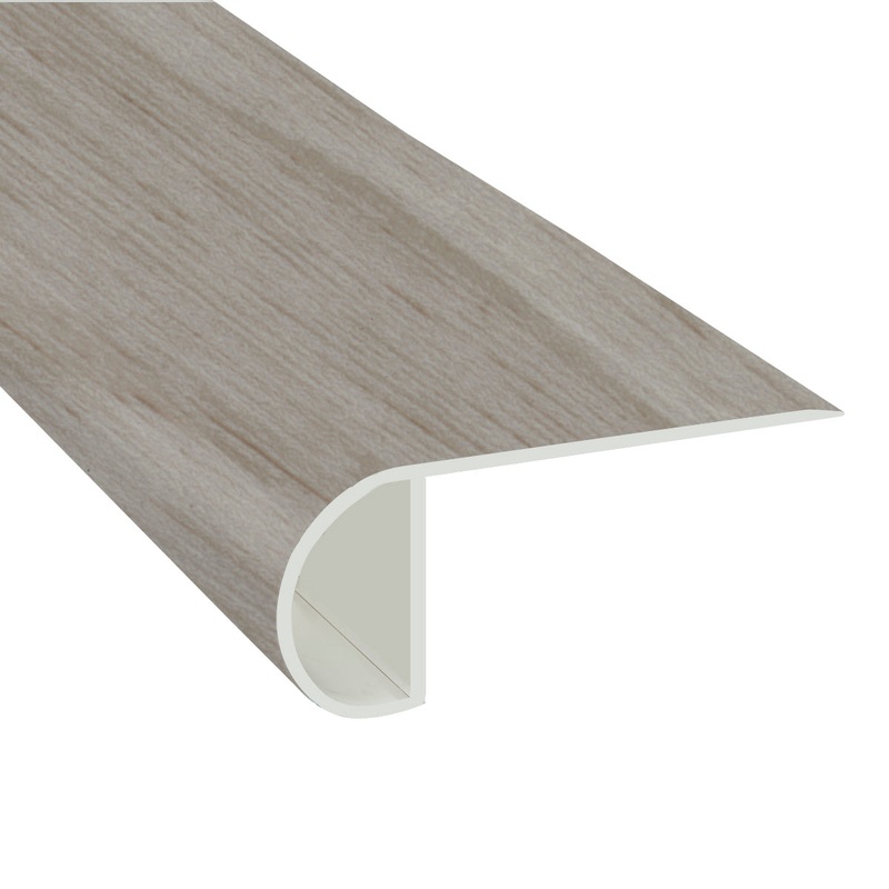 Giovanni Oak Waterproof Vinyl 1 in. Thick x 2.23 in. Wide x 7.5 ft. Length Low Profile Stair Nose