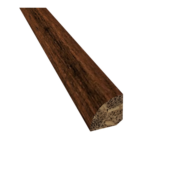 Prefinished Distressed Bismark Bamboo 3/4 in. Tall x 0.75 in. Wide x 72 in. Length Quarter Round