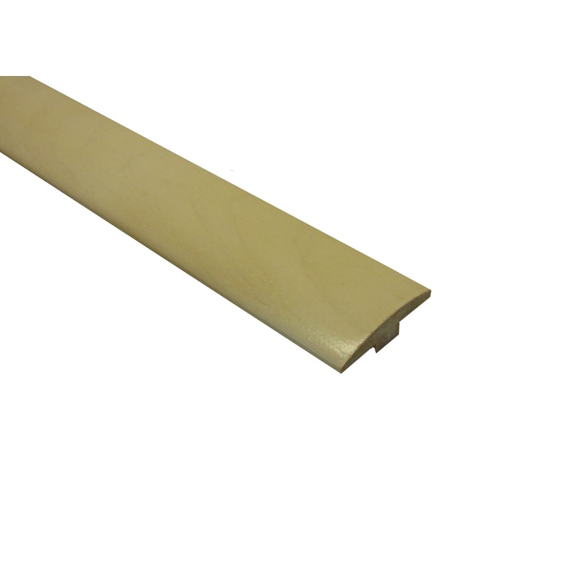 Prefinished Farm House White Birch 2 in. Wide x 6.5 ft. Length T-Molding