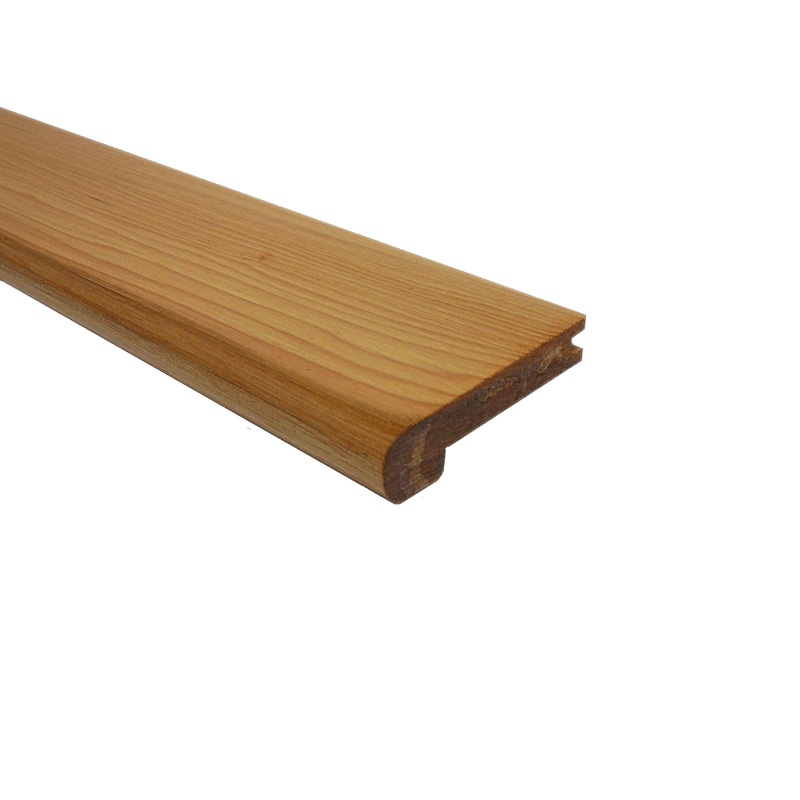 Prefinished Hickory 1/2 in. Thick x 2.75 in. Wide x 6.5 ft. Length Stair Nose