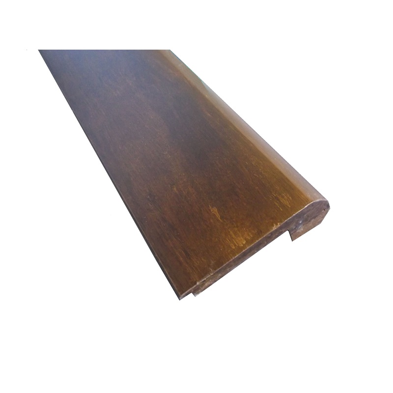 Prefinished Quick Click Fall Harvest Bamboo 3/8 in. T x 3.25 in. W x 72 in. L Flush Stair Nose