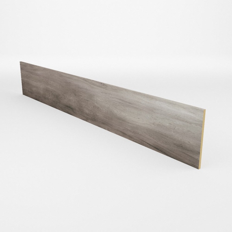 Stormy Gray Oak 48 in. Length Reversible Retrofit Riser