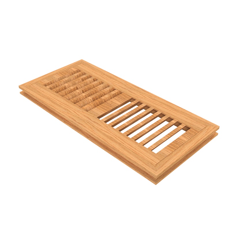 4 x 12 Red Oak Flush Grill