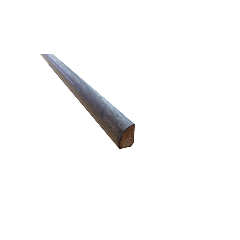 Prefinished Chestnut Hevea 3/4 in. Tall x 0.5 in. Wide x 6.5 ft. Length Shoe Molding